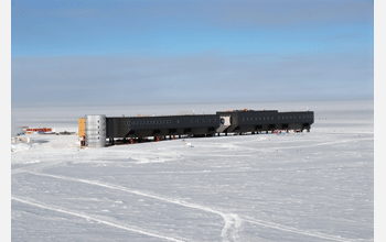 Exterior of new South Pole Station